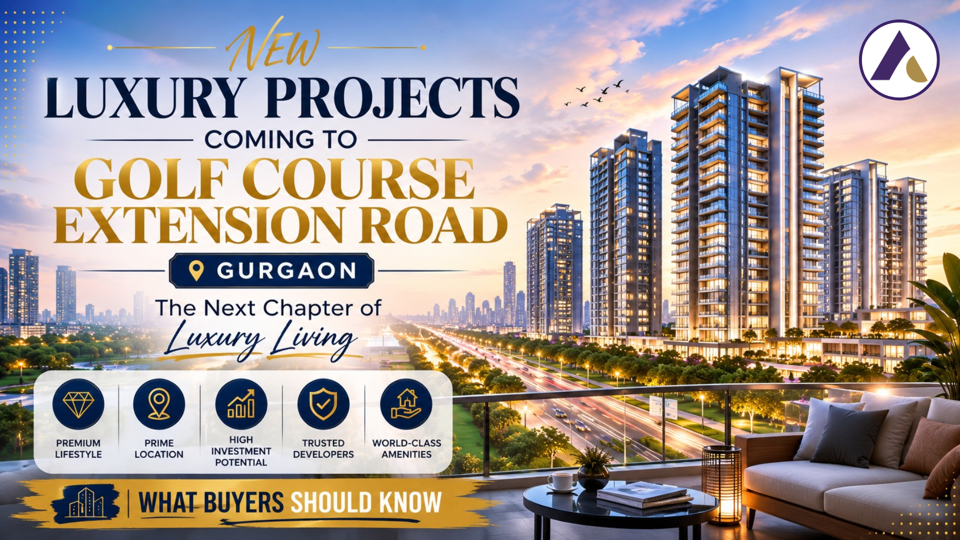 New luxury projects Golf Course Extension Road Gurgaon