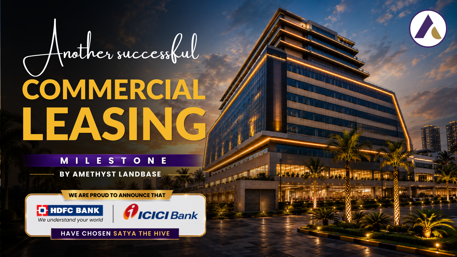 Another Successful Commercial Leasing Milestone by Amethyst Landbase